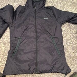 Eddie Bauer evertberm down jacket black in S